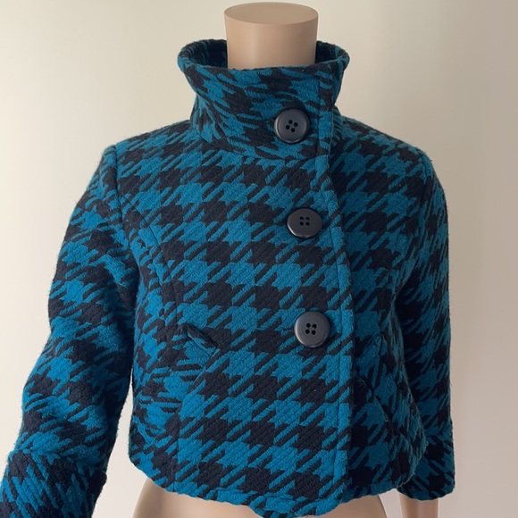 ZARA | TRF Cropped houndstooth jacket - Picture 5 of 14